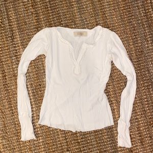 white thermal top